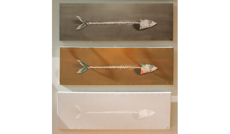 Triptyque de poissons