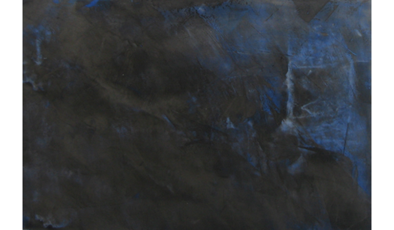 Eclats de bleu sur ardoise